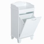Meuble Bas De Salle De Bain Sur Pied Avec Porte Basculante Bac A