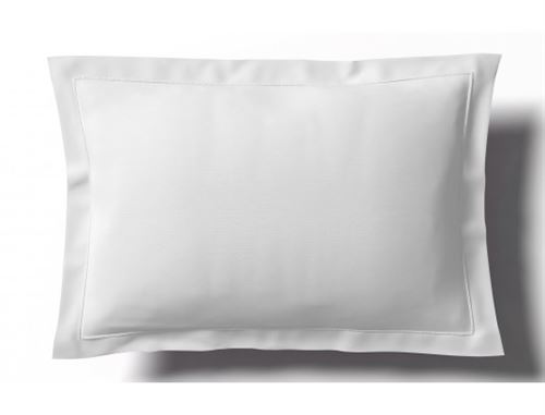 Taie d'oreiller Uni Blanc 50x75 cm Anne de Solène