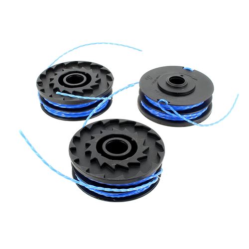 Lot de 3 bobines RYOBI pour coupe-bordures Rac123