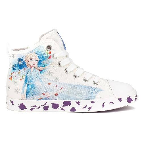 Sneakers Geox JR Ciak Girl Blanc pour Enfants 30