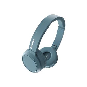 Philips TAH4205BL - Écouteurs avec micro - sur-oreille - Bluetooth - sans fil - isolation acoustique - bleu