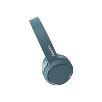 Philips TAH4205BL - Écouteurs avec micro - sur-oreille - Bluetooth - sans fil - isolation acoustique - bleu