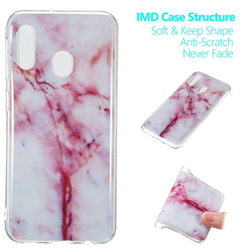 Coque en TPU motif de marbre IMD style O pour votre Samsung Galaxy A20e