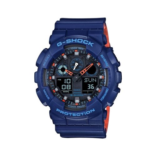 Montre G-SHOCK en Résine Bleue - GA-100L-2AER