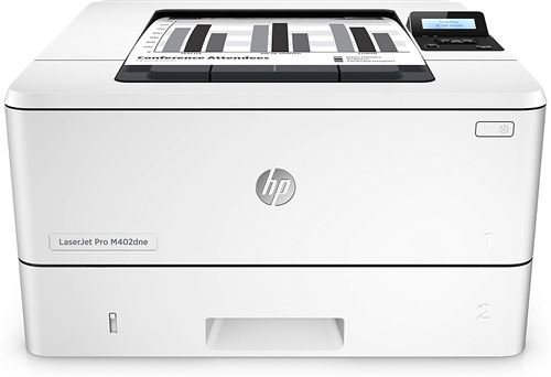 HP Laserjet Pro M402Dne - Imprimante - Noir Et Blanc - Recto-Verso - Laser - A4/Legal - 4 800 X 600 Dpi - Jusqu'À 38 Ppm - Capacité : 350 Feuilles - Usb 2.0, Gigabit Lan, Hôte Usb 2.0