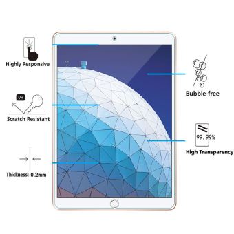Protecteur D'écran Verre Trempé Anti Lumière Bleue Pour IPad Pro 10.5 / Air 3 / Air 10.5 2019 - Ultra Clair, Anti-UV
