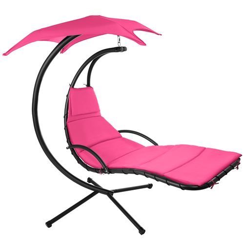 TecTake Transat suspendu KASIA - rose vif