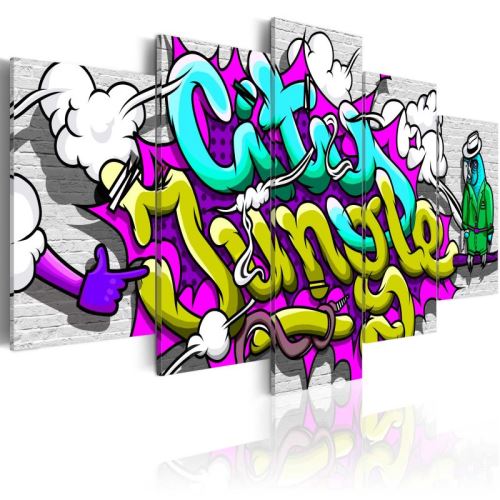 Tableau - City Jungle .Taille : 100x50