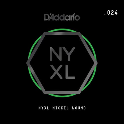 D'Addario NYNW024 Tirant .024 - corde au détail nickel wound – guitare électrique