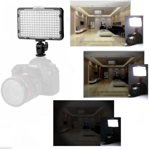 PT-176S Lampe de caméra LED pour Caméra Caméscope Canon / Nikon / Sony