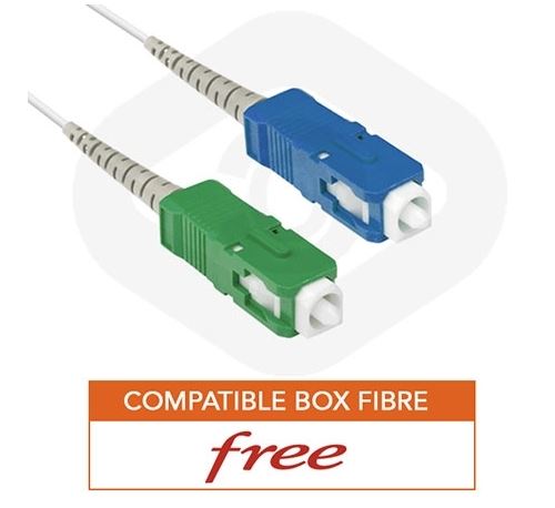 Cable fibre optique Freebox Free 5m