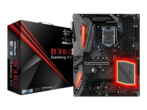 Carte mère asrock b360 gaming k4 fatal1ty, intel b360 - sockel 11