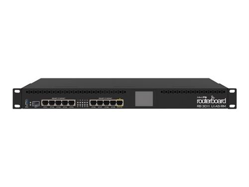 MikroTik RouterBOARD RB3011UiAS-RM - Router - GigE - rack-uitvoering