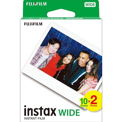 Lui moeilijk telescoop Fujifilm film instax wide bipack de 2x 10 vues - Pellicule - Achat & prix |  fnac