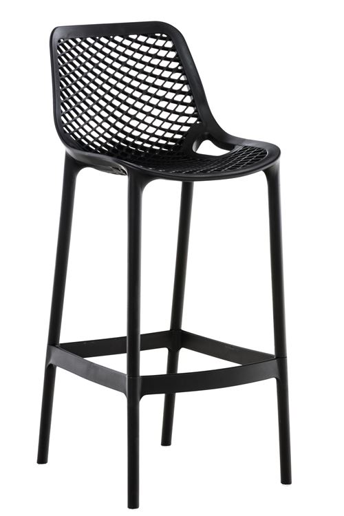 Non Communiqué Noir Clp Tabouret De Bar Extérieur Air