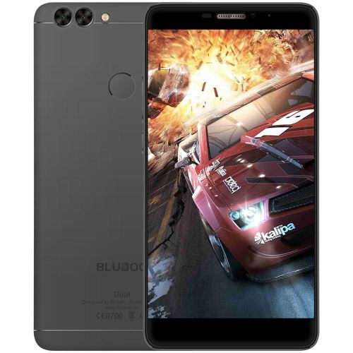 BLUBOO Dual 4G-LTE 64 bits Quad Core 5.5 pouces FHD Android 6.0 Noir