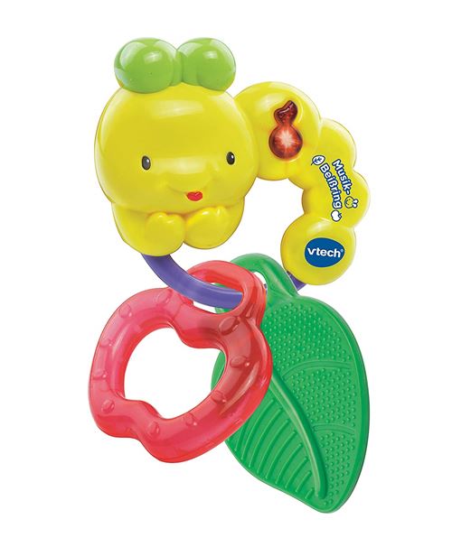 VTech Baby 80 – Anneau de Dentition 185204 – La Musique, Vert/Jaune