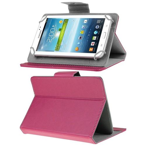 Yonis Rose Housse De Protection Pliable En Simili Cuir Pour Tablette Tactile 9 Pouces