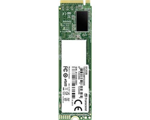 Transcend 512Go NVMe PCIe Gen3 x4 MTE220S M.2 SSD Solid State Drive TS512GMTE220S