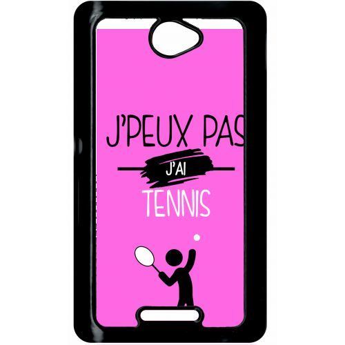Coque sony xperia e4 j peux pas j ai tennis 9
