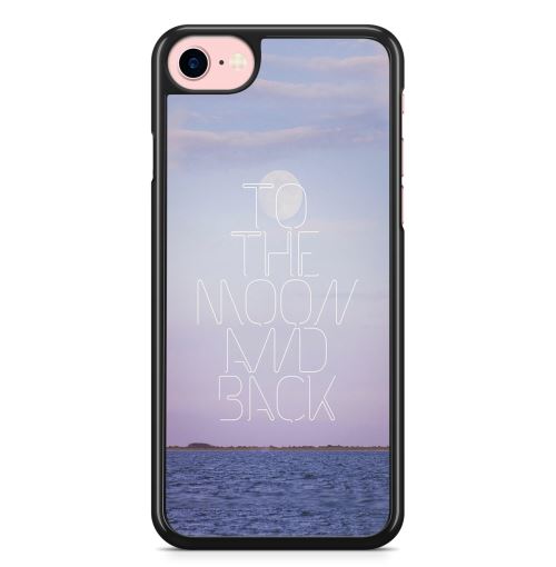 Coque Fifrelin pour iPhone 7 PLUS et iPhone 8 PLUS To the moon and back citation Ocean
