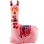 LLAMA FIGURINE LAMA ROSE