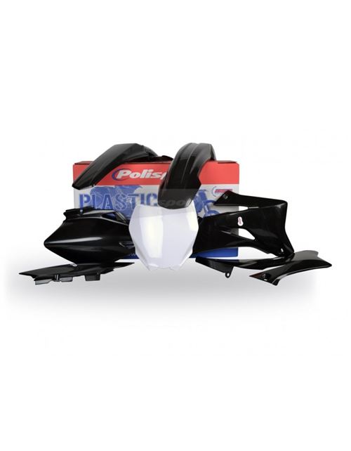 Kit plastique POLISPORT noir Yamaha YZ250F/YZ450F