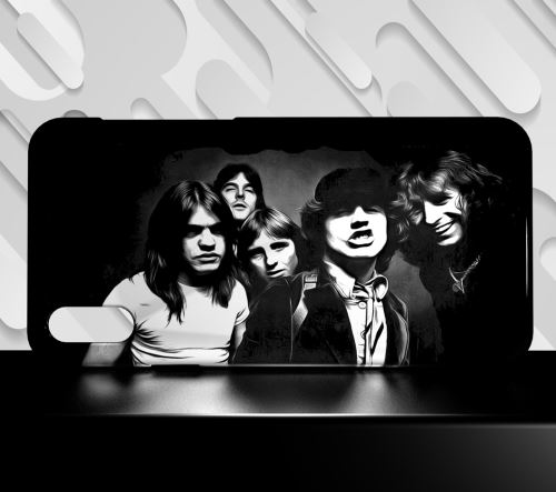 Coque compatible pour Samsung Galaxy A10 - AC/DC - ACDC - ANGUS YOUNG - Réf 05