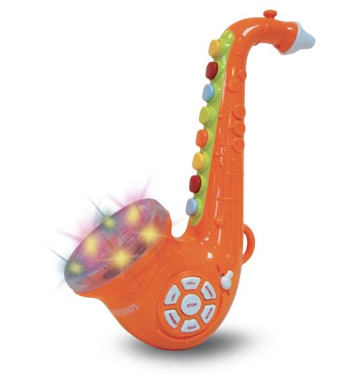 Bontempi saxophone avec effets lumineux 32 cm orange