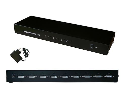 Splitter DVI - 8 Ports - Posable / Rackable Pour copier un signal DVI-D à l'identique sur 8 sorties
