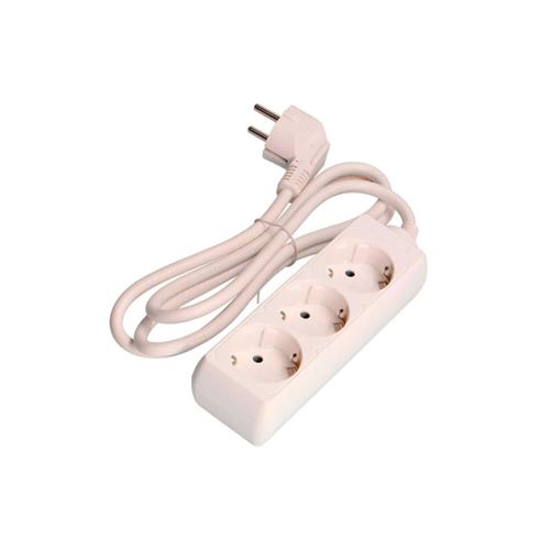 Non Communiqué Blanc Bloc Edm - 3 Prises Schuko - 16A - 3M - 41033 - Image 1