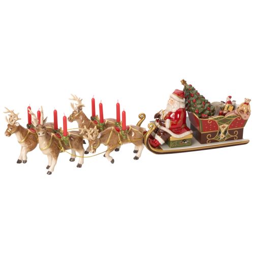 Villeroy & Boch - Christmas Toys Memory Santa's Promenade en traîneau 22x70x16cm