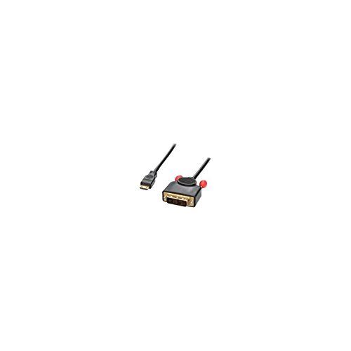 Microconnect 1 m, mini DVI-D HDMI-HDMI-M 1 Mini DVI-D Noir adattatori-cavo vidéo de mini-hDMI, DVI-D et Masculine, homme, couleur : noir