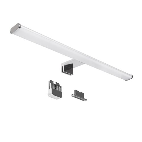 Lampe LED pour Miroir Salle de Bain de LED 12W 1000LM Longueur 60 CM Naturel 4000K IP44 Imperméable 3 en 1 Miroir Lumineux LED 230V Pas Dimmable Lot de 1 de Enuotek