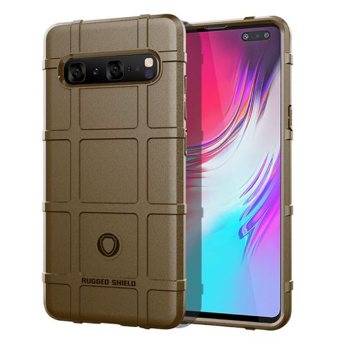 Etui Coque de protection durable anti choc pour Samsung Galaxy S10 5G - Brun