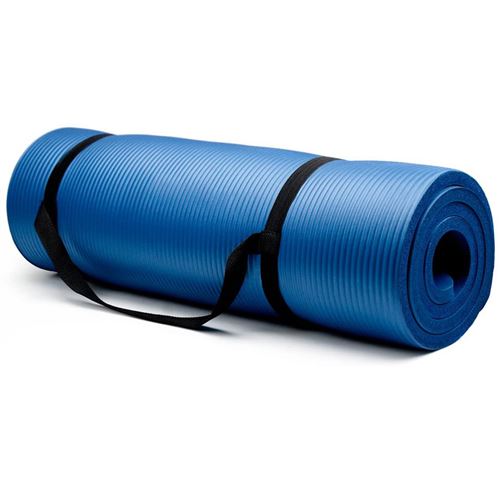 Tapis de yoga NRB Antidérapant Épaissir 183cm x 61cm x 15mm - Bleu