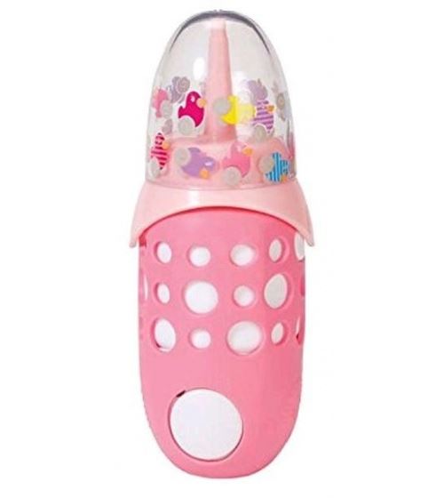 Bouteille interactive de lait rose 18 cm