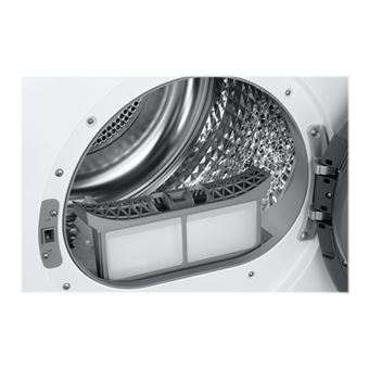 Samsung DV90T5240AW - Sèche-linge - WiFi - largeur : 60 cm - profondeur : 65 cm - hauteur : 85 cm - chargement frontal - blanc