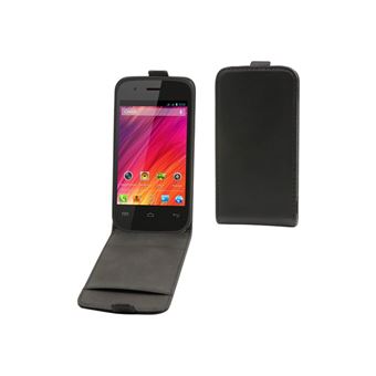 Etui Muvit Lisse pour Wiko Ozzy, Noir - 1