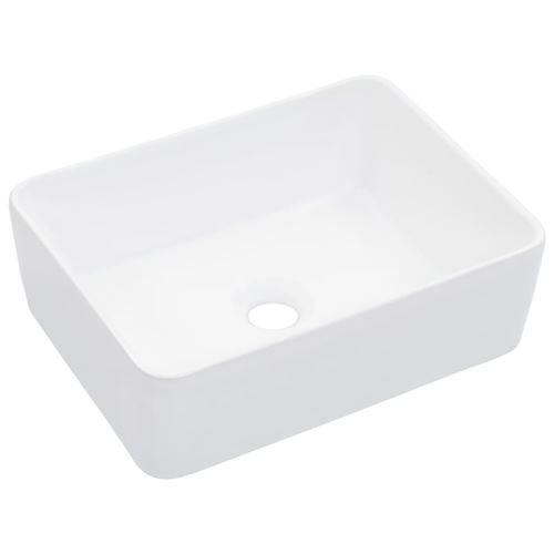 Lavabo 40x30x13 cm Céramique Blanc