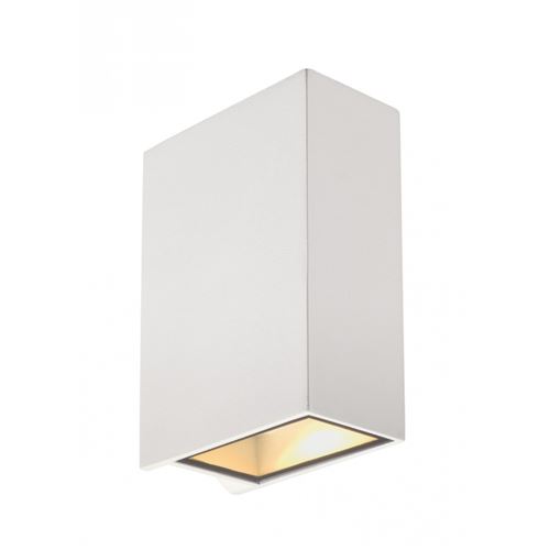 QUAD 2 XL, applique, carrée, blanche, LED, 2x3W, 3000K up-down, IP44 - Slv - Blanc