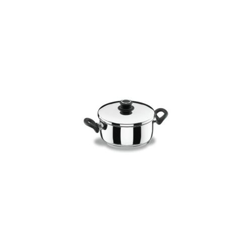 Lacor faitout+couverc.inox studio d.28cm