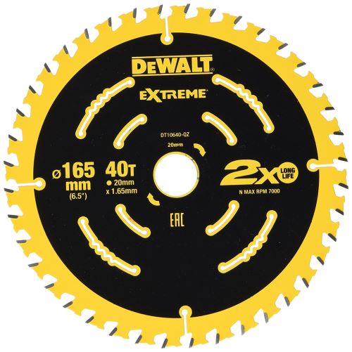 Dewalt Dt10640-Qz Lame De Scie Circulaire, Argent