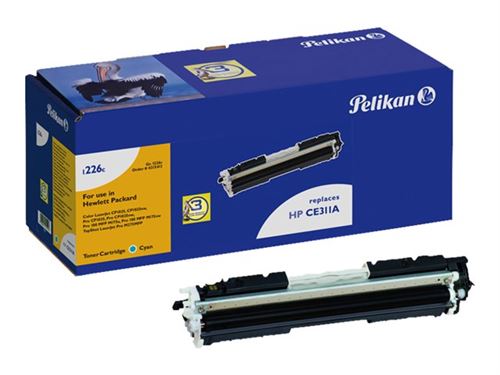 Pelikan 1226C - Cyaan - aansluitbaar - tonercartridge - voor HP Color LaserJet Pro CP1025; LaserJet Pro MFP M175; TopShot LaserJet Pro M275
