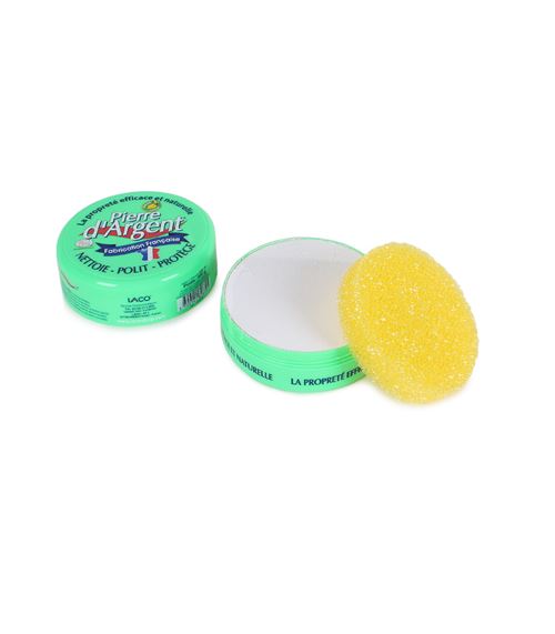 Pierre d'argent 300g + éponge