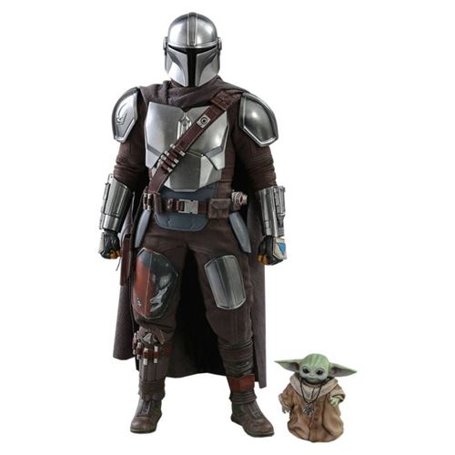 Figurine Hot Toys TMS014 - Star Wars - The Mandalorian -The Mandalorian & The Child Standard Version