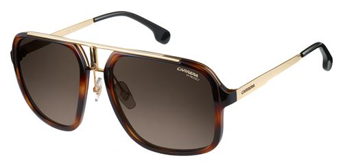 Carrera Eyewear lunettes de soleil 1004/S 2ik/HA pilote unisexe marron flammé/doré