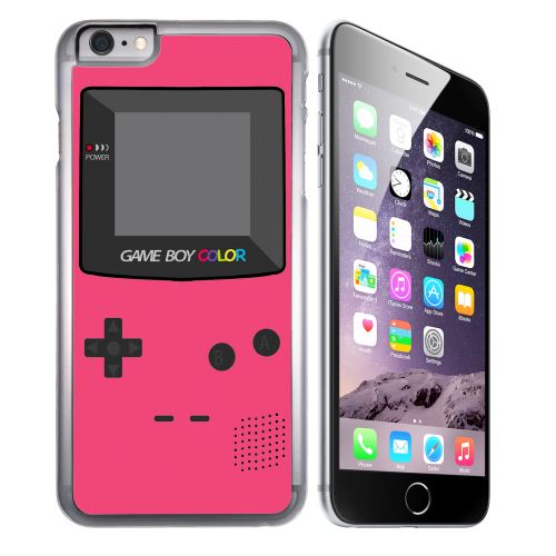 Coque pour iPhone 7 game boy color rose