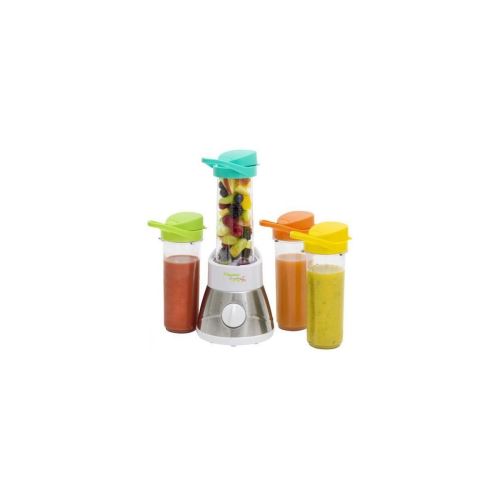 Bestron AFM400 smoothie apparaat met 4 flessen