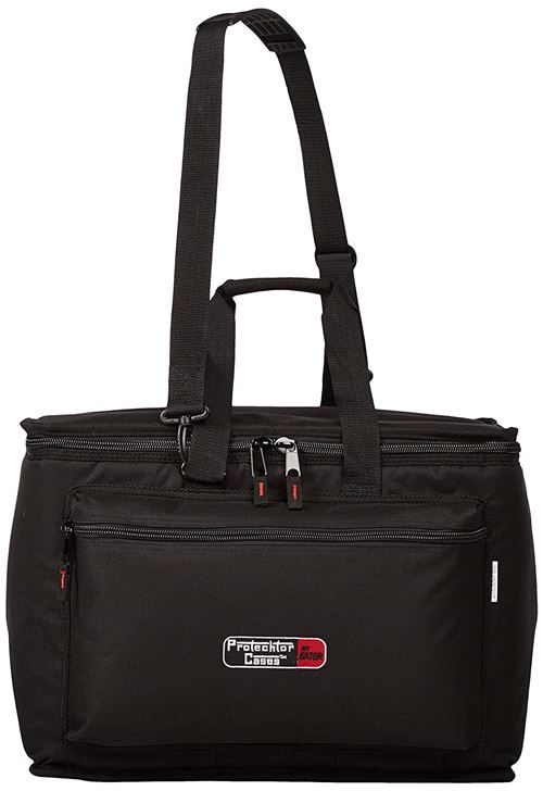 Protechtor Percussion 19 x 12,5 x 12,5 cm-Sac d'accessoires de Percussion avec séparation intérieure Velcro